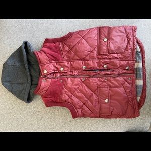 Boys Red Vest Jacket